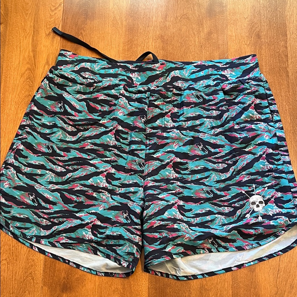 Alpha Country Training Nutrition ACTN Hybrid Shorts Miami Vibez XL